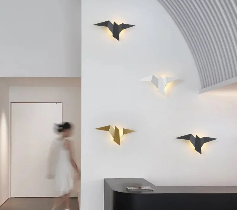 How to Use Nordic Iron Bird Wall Lamps