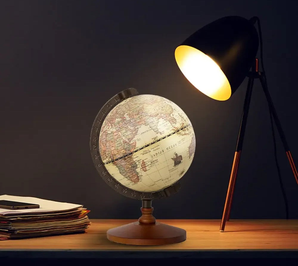 How to Use a World Globe Map as a Statement Decor Piece