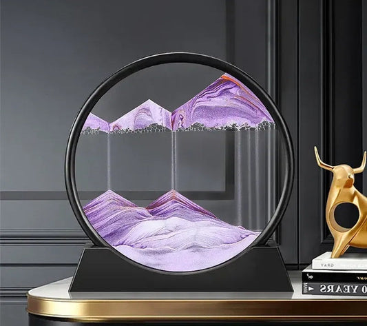 3D Moving Sand Art Decor for modern desk